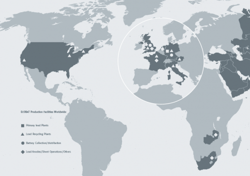 ECOBAT facilities at a glance